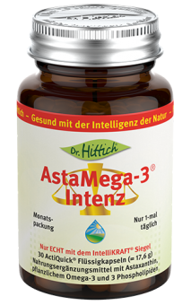 AstaMega-3 ®  Intenz  - Astaxanthin-Kapseln 