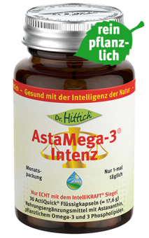 AstaMega-3 ®  Intenz  - Astaxanthin-Kapseln 