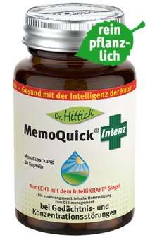 MemoQuick ®  Intenz  - Bacopa Monnieri Gedächtnis-Kapseln 