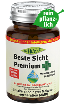 Beste Sicht Premium  - Lutein-Tabletten 