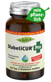 DiabetiCUR ®  Pro  - Kurkuma-Diabetes-Kapseln 