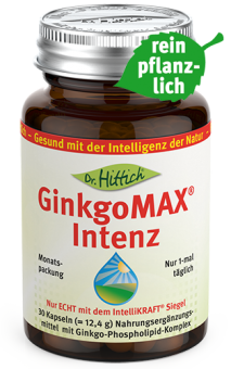 GinkgoMAX ®  Intenz  - Ginkgo-Kapseln 