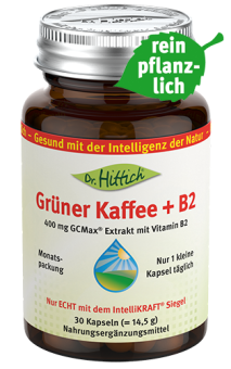 Grüner Kaffee + B2  - Kapseln 