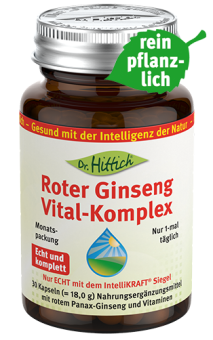 Roter Ginseng Vital-Komplex  - Ginseng-Kapseln 