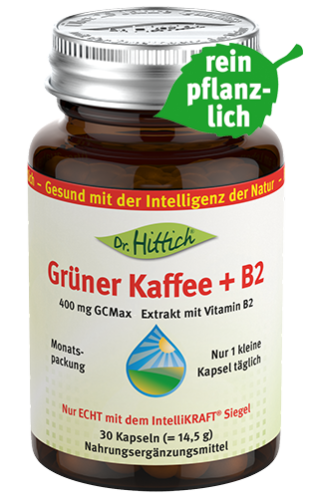 Artikelbild des Artikels “Grüner Kaffee + B2 <span>- Kapseln</span> “