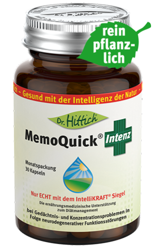 Artikelbild des Artikels “MemoQuick<sup>®</sup> Intenz <span>- Bacopa Monnieri Gedächtnis-Kapseln</span> “