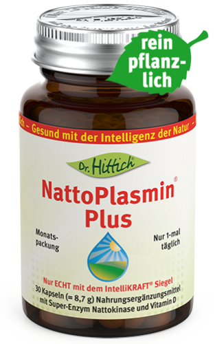 Artikelbild des Artikels “NattoPlasmin<sup>®</sup> Plus <span>- Nattokinase-Kapseln</span> “