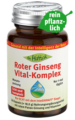 Artikelbild des Artikels “Roter Ginseng Vital-Komplex <span>- Ginseng-Kapseln</span> “
